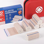 AZEN 4in Premium 2 Pack Elastic Bandage Wrap, Compression Wrap Bandage - Image 6