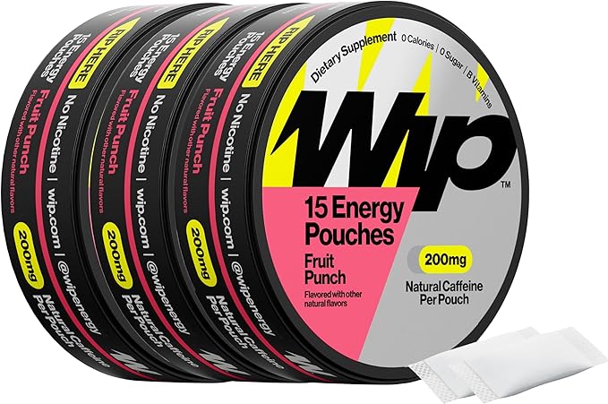 Wip Energy Pouches, Sugar Free Blend by Wip