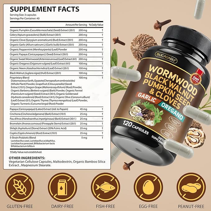 Wormwood Black Walnut Clove Cleanse - Image 5