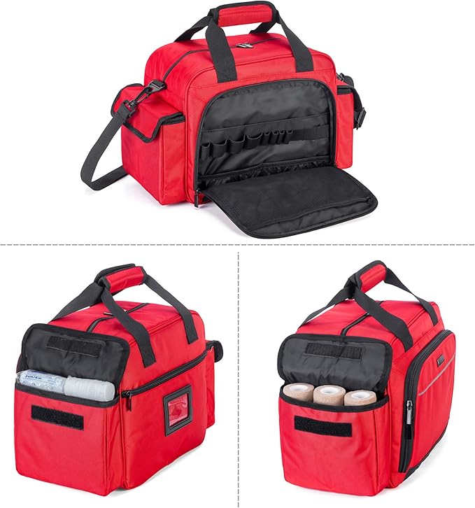 Trunab Home Health Nurse Bag Empty, Portable Medical Supplies Shoulder Bag - Image 2