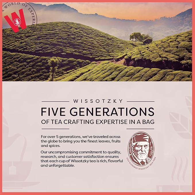 Wissotzky Strawberry Burst Herbal Tea | Fruity Blend | Caffeine Free Tea | - Image 6