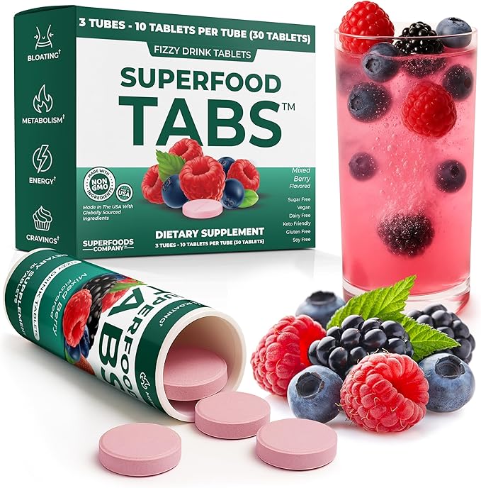 Superfood Tabs Superfoods Company Detox Cleanse Drink by SuperfoodsCompany