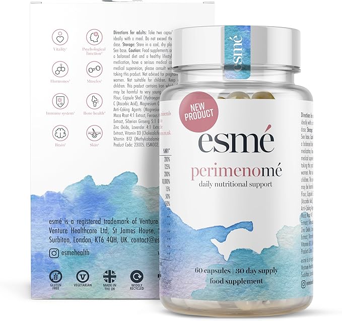 Esme Menopause Supplements Perimenopause Supplements 1 Month Supply by Esme