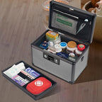 Medicine Lock Box with Key, Alluminum Alloy Box - Image 8