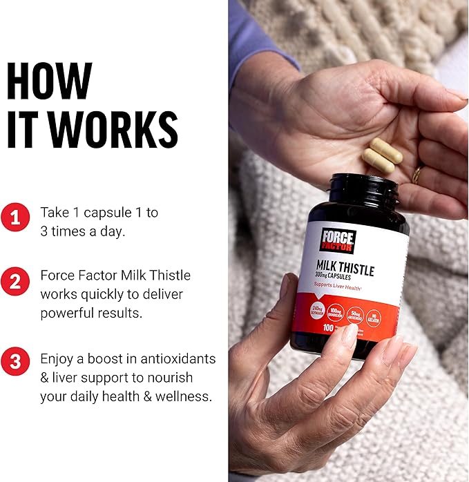 Force Factor Milk Thistle Liver Support Formula - Image 4