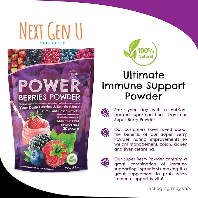 Super Berry Powder - 150g - Immune Support - Food Supplement - Superfood - Image 5