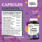 Wild & Organic Liver Detox Cleanse Capsules - Image 3
