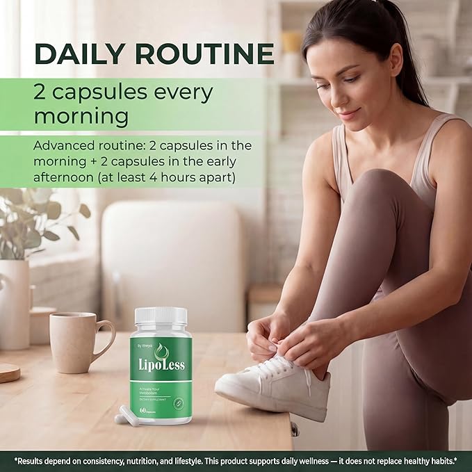 LipoLess Capsules, Official All Natural Lipo Less Supplement Pills - Image 6