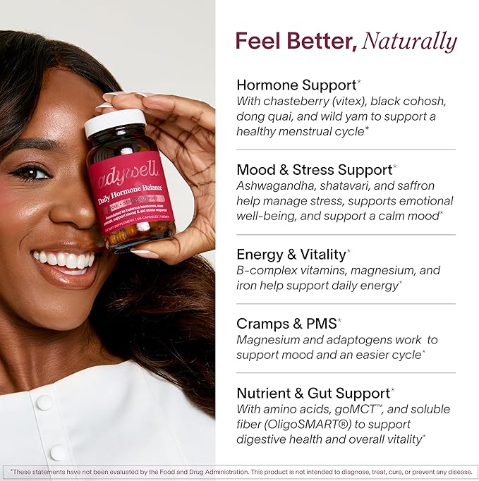 Ladywell Daily Hormone Balance Capsules | Natural Cycle Support - Image 3