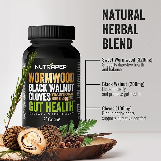 Wormwood Black Walnut Clove Capsules - Image 4