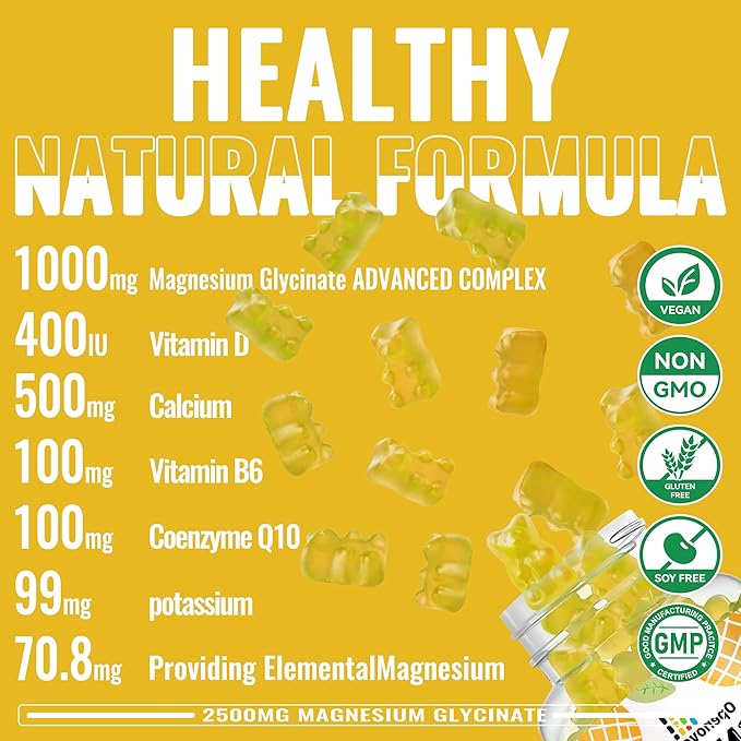 Magnesium Glycinate Gummies 2500mg - Image 2