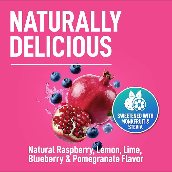 Keppi Electrolytes Powder Packets – Blueberry Pomegranate 30 Servings – No - Image 2