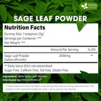 FreshDrinkUS, Sage Leaf Powder 16oz – Premium Culinary Herb, Pure Ground Sage - Image 2