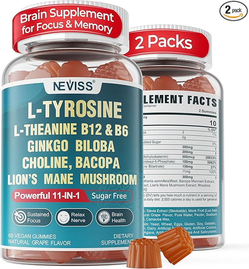 11-IN-1 Brain Supplement for Memory and Focus by Neviss