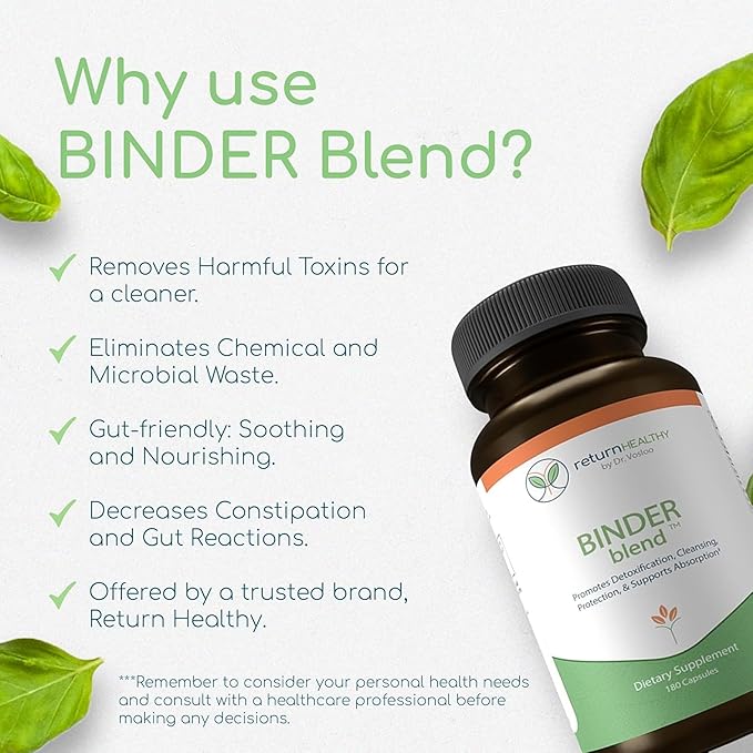 Binder Blend - Toxin Binder Supplement, Detox Capsules - Image 6