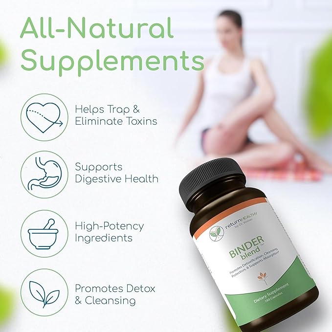 Binder Blend - Toxin Binder Supplement, Detox Capsules - Image 4