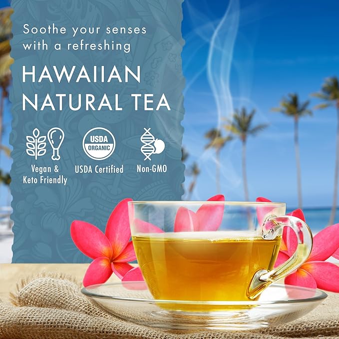 Hawaiian Natural Tea Organic Maui Lavender Earl Grey Tea Bags - Image 2