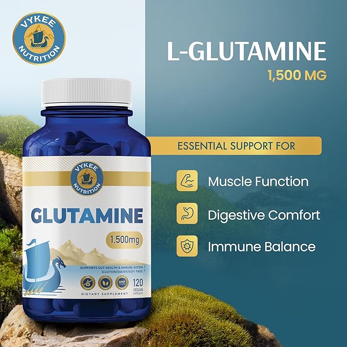 Vykee Nutrition L-Glutamine Capsules - Image 2