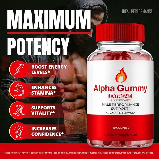 Alpha Gummies for Men, Alpha Gummy Extreme for Men - Image 5