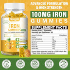 1 Pack 100MG Iron Supplements Gummies - Image 2