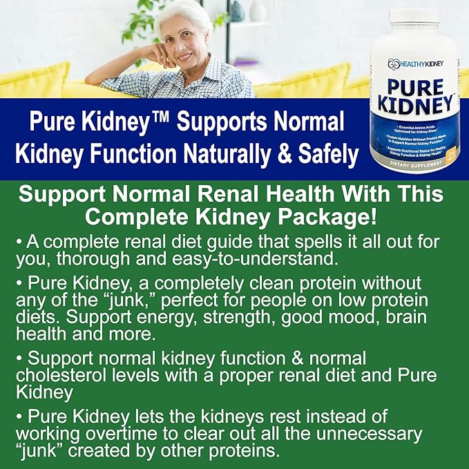 Pure Kidney Health Supplement and Renal Diet Cookbook - Image 5