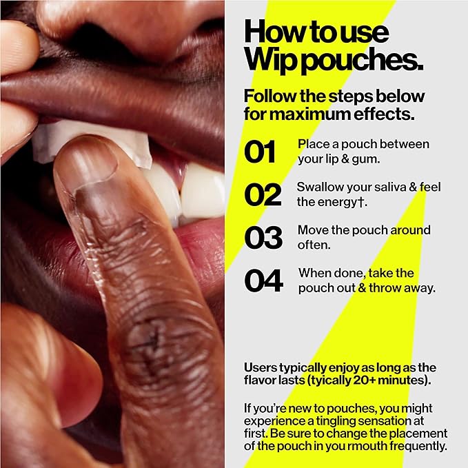 Wip Energy Pouches, Sugar Free Blend - Image 2