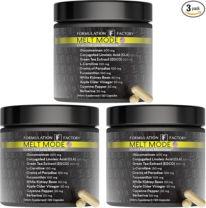 Formulation Factory Melt Mode 10-in-1 Metabolic Health & Energy Support | Green by FormulationFactory