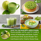 FreshDrinkUS, Premium 4.5oz Guava Leaf Powder, 100% Natural & Pure from Leaves - Image 7