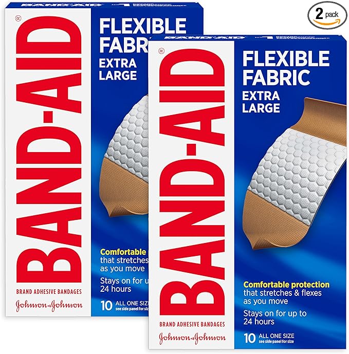Band-Aid Brand Adhesive Bandages Flexible Fabric, Extra Large by BAND-AID%C2%AEBrand
