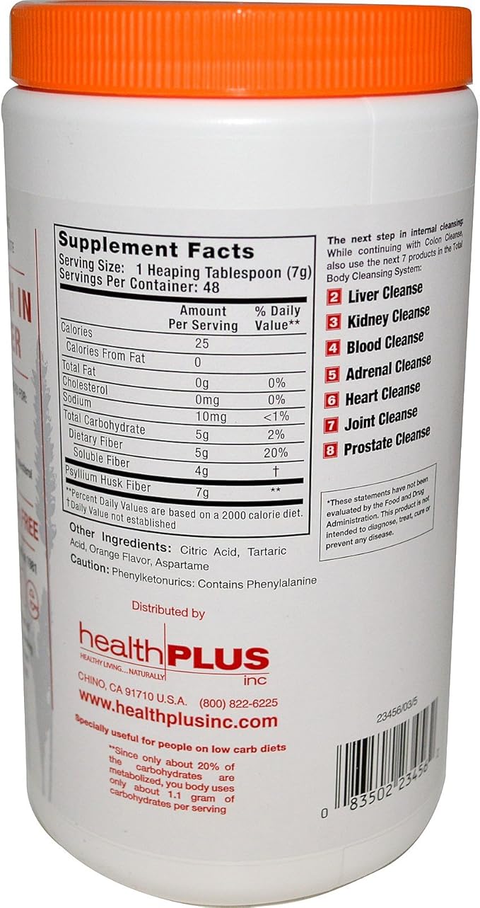 Health Plus Colon Cleanse Orange S/F 9 Fz - Image 2