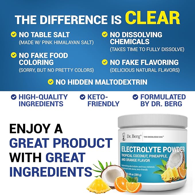 Dr. Berg Zero Sugar Hydration Keto Electrolyte Powder - Image 5