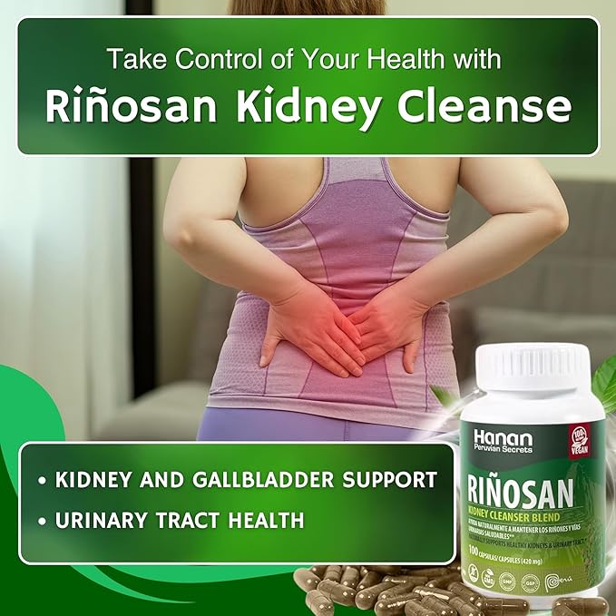 Riñosan Herbal Supplement – 100 Capsules - Image 3