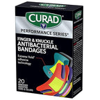 Curad Performance Series Fingertip and Knuckle Antibacterial Bandages, Extreme - Image 2