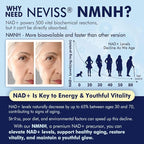 2Pack NAD+ Supplement, Next-Gen NMNH Liposomal 500mg, NR NMN Supplement - Image 3