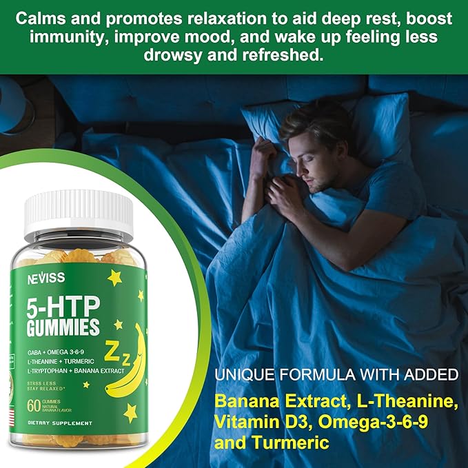 1Pack 5-HTP 400MG Gummies + GABA - Image 5