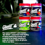 GHOST Legend All Out Pre-Workout Powder, Warheads Sour Green Apple - Image 6