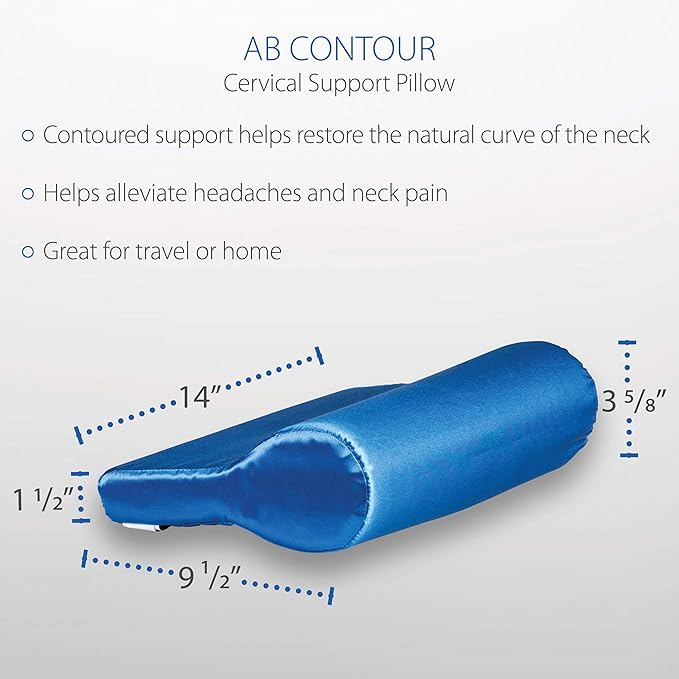 Core Products AB Contour Cervical Support Pillow, Satin - Image 5