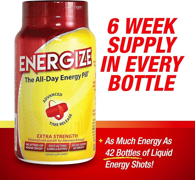 iSatori Men & Women Energize Extra Strength Caffeine Pills | Fast Acting - Image 4