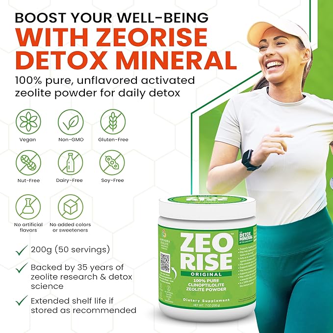 Zeolite Clinoptilolite Detox Powder 7oz | Full Body Cleanse, Support Gut Health - Image 4