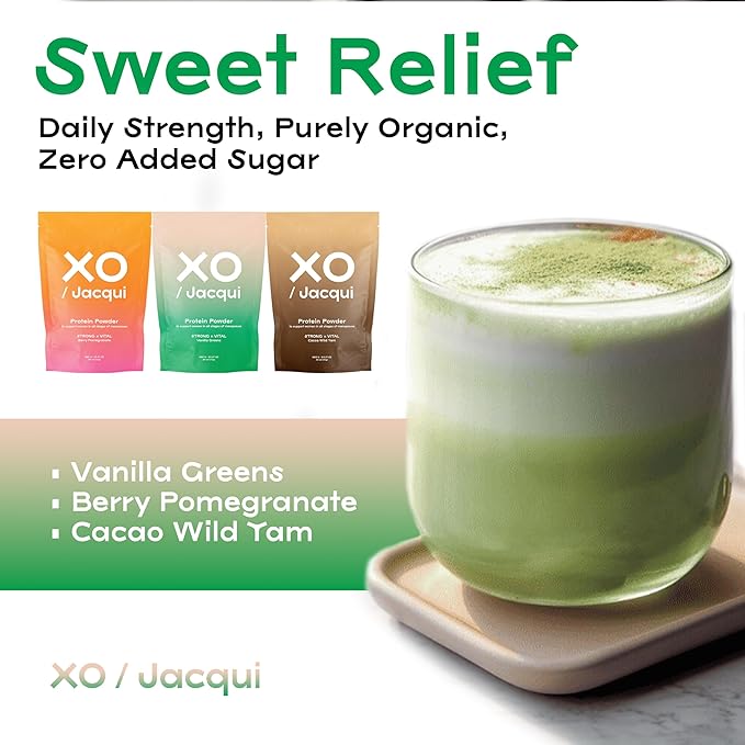 Organic & Vegan Protein Powder for Women Vanilla Greens – Delicious Protein - Image 5