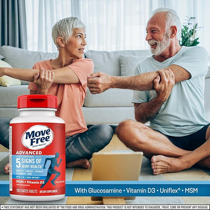 Move Free Advanced Glucosamine Chondroitin MSM + Vitamin D3 Joint Support - Image 2