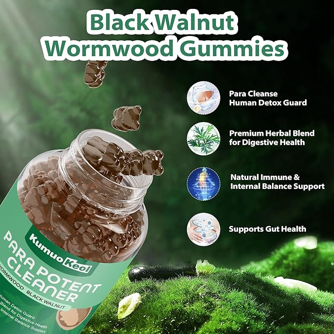 Black Walnut Wormwood Detox Gummies - Image 4