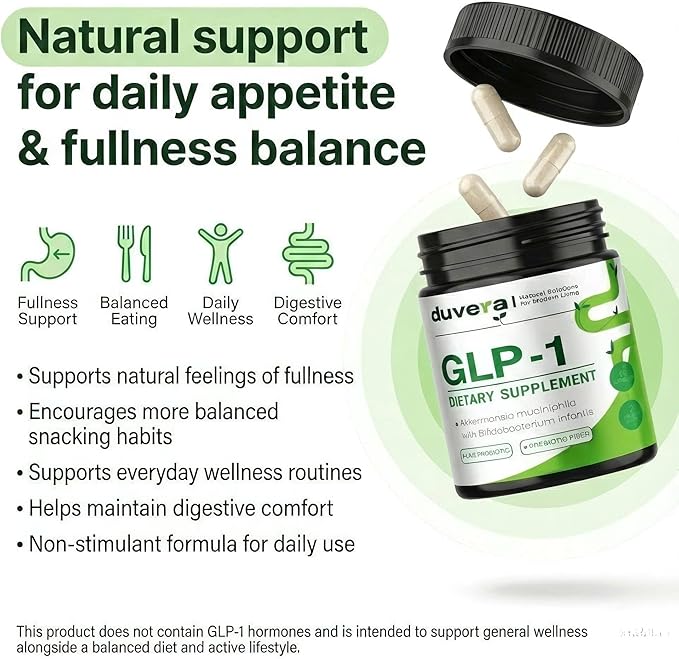Akkermansia Probiotic GLP-1 Supplement, 1 Billion CFU Multi-Strain Probiotics & - Image 2