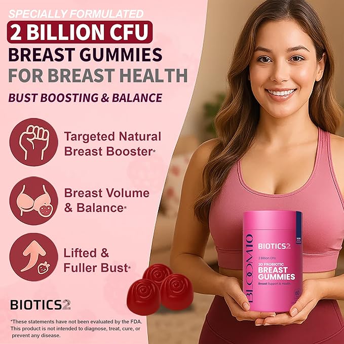 Bloom10 Breast Gummies for Women Bust Support & Health MAX Formula PLUS 2x - Image 2