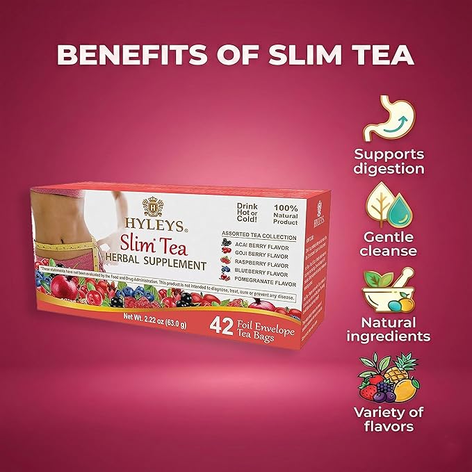HYLEYS Slim Tea 42 Ct Assorted - Image 5