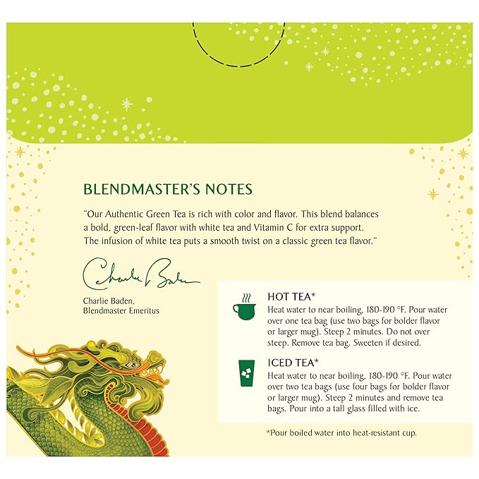 Celestial Seasonings Authentic Green Tea 40 Count - Image 4