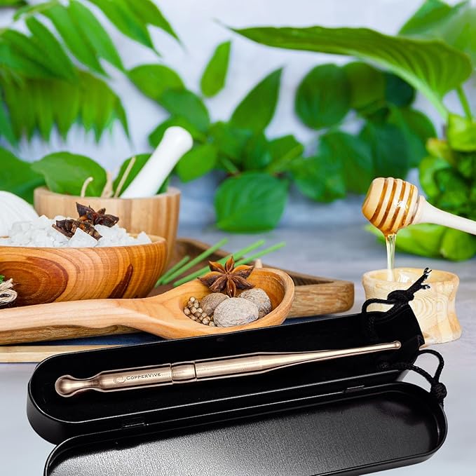 smartYOU Products CopperVive Pure Copper Acupressure & Massage Wand – Dual Tip - Image 8