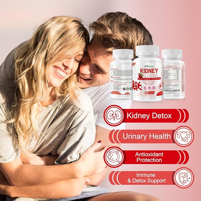 24-in-1 Kidney Support Supplement – Cranberry & Uva Ursi Capsules - Image 3