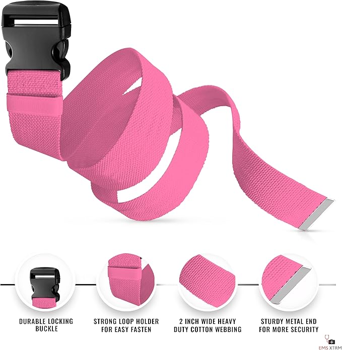 EMS XTRM Gait Belts for Seniors, Belt to Lift Elderly Standing Assist Aid Quick - Image 3