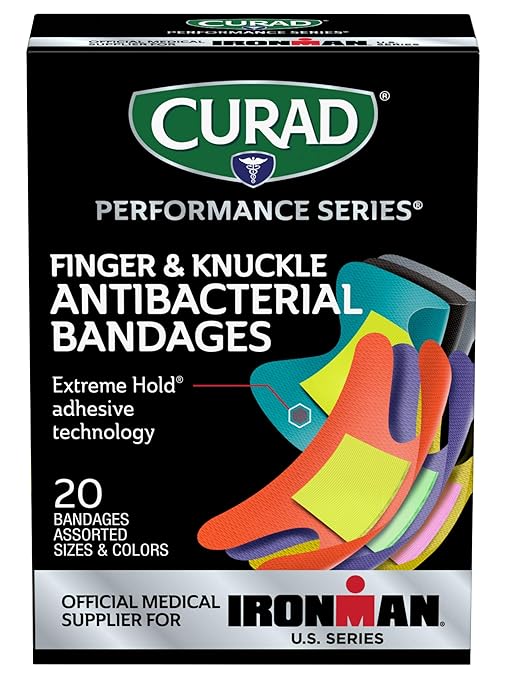 CURAD Performance Series IRONMAN Antibacterial Bandages, Extreme Hold Adhesive - Image 2